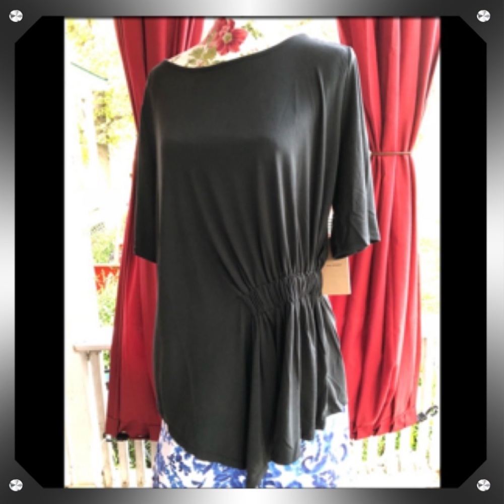 Halogen Ruched Blouse, Size L - Picture 2 of 6